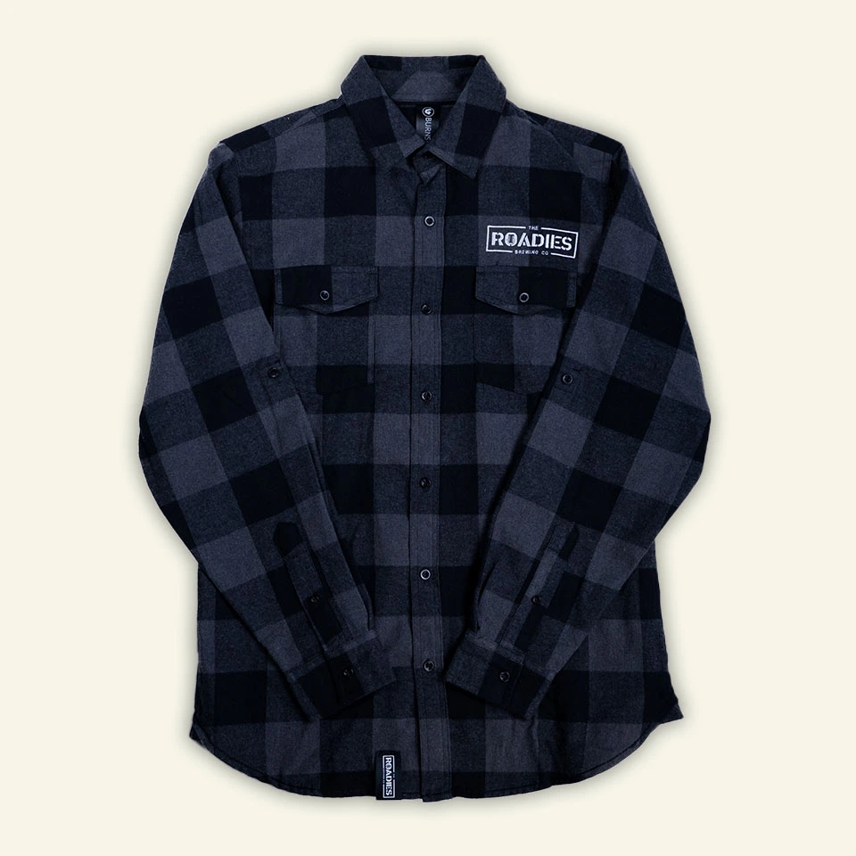 Black flannel shirt