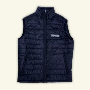 Black puffy vest