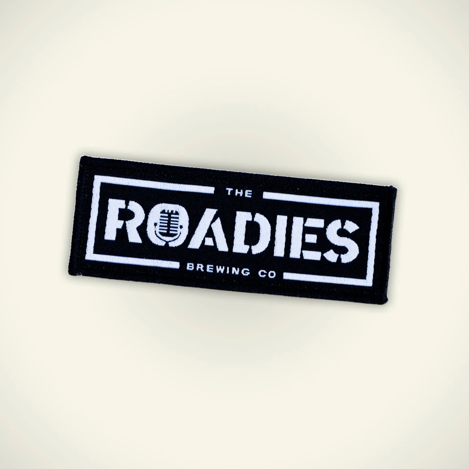 Patch saying The Roadies Brewing Co.