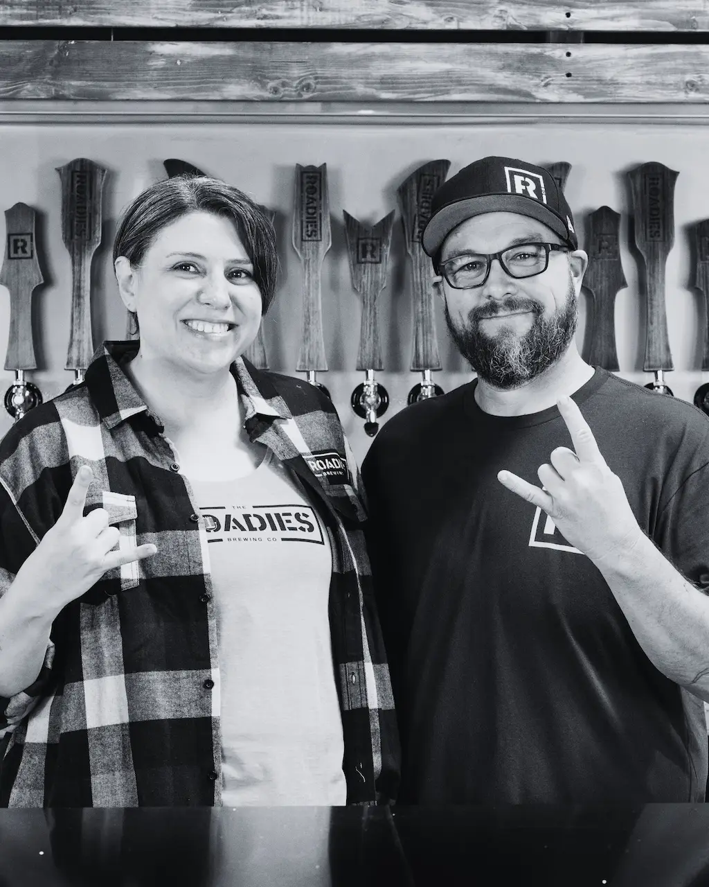 Diane and Sean Hilz at The Roadies Brewing Co. in Vista CA